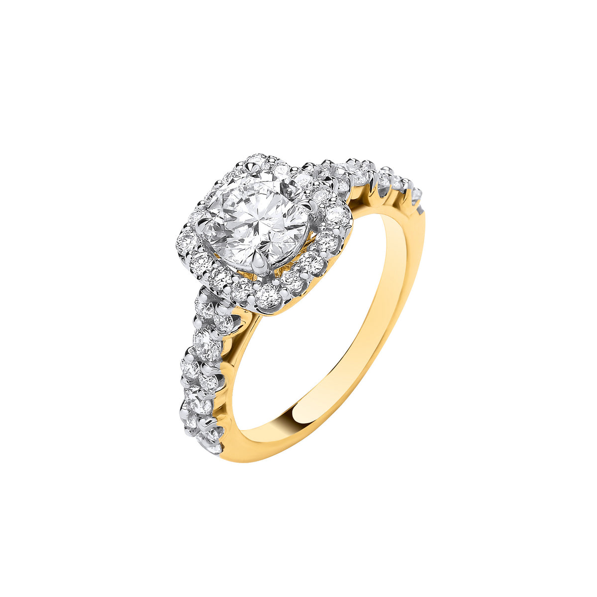 9ct Gold Lab Diamond Ring