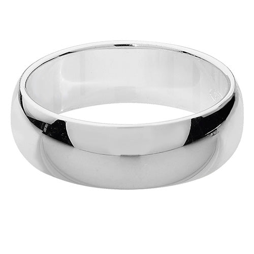 Sterling Silver 6mm Band ring