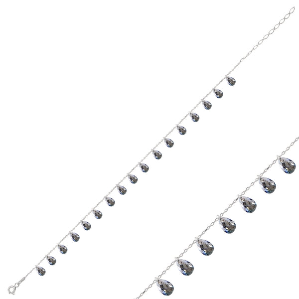 Syros Midnight Blue Anklet