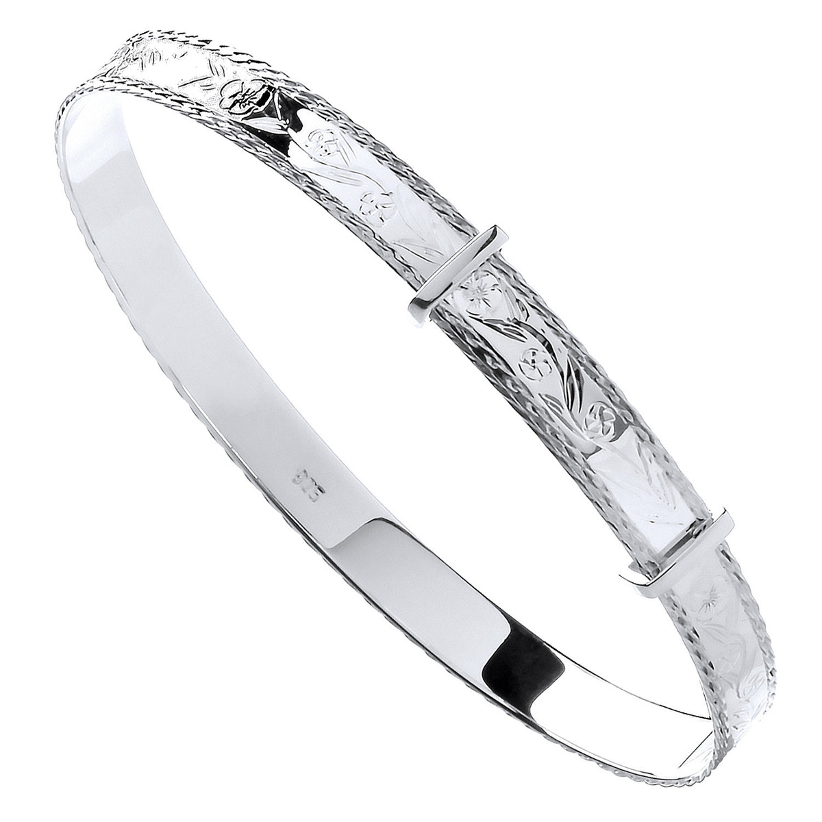 Sterling Silver Expandable Bangle