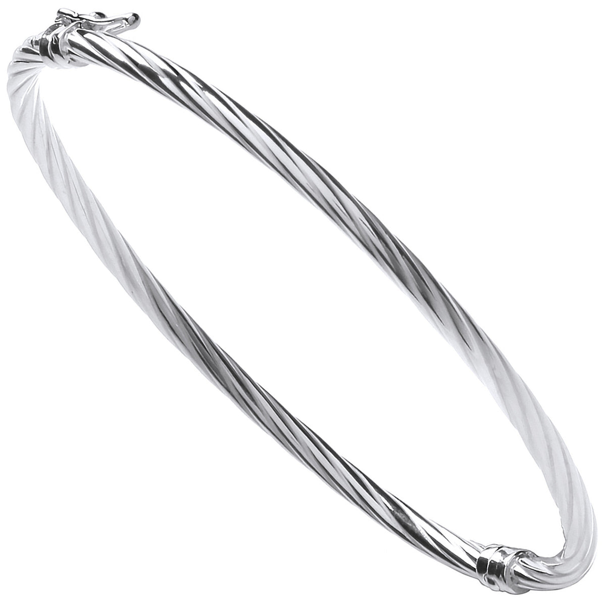Sterling Silver Twist Bangle