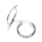 Sterling Silver Tube Hoops