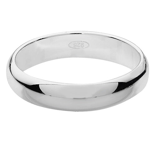 Sterling Silver 4mm Band Ring