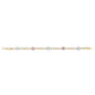 9ct Genuine Amethyst & Blue Topaz Ladies Bracelet