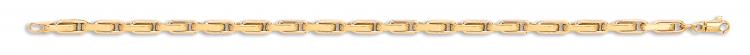 9ct Gold Interlinked Ladies Bracelet