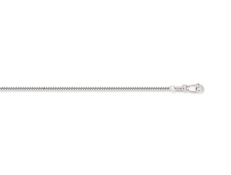 9ct White Gold Traditional Classic Curb Chain