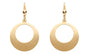 9ct Gold Round Disc Droppers