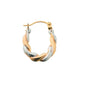 9ct Gold Two Tone Creoles