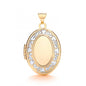9ct Two Colour Gold Locket