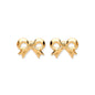 9ct Gold Bow Studs