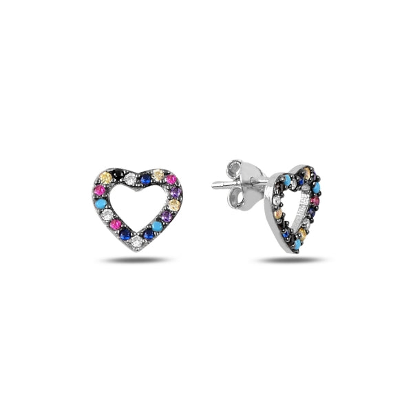 Coloured Love Studs