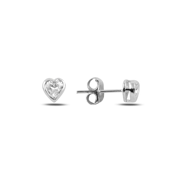 Wrapped Heart Studs