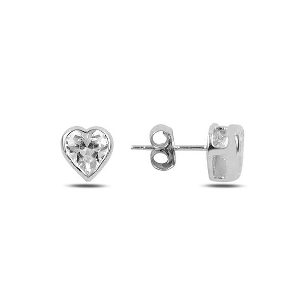 Wrapped Heart Studs