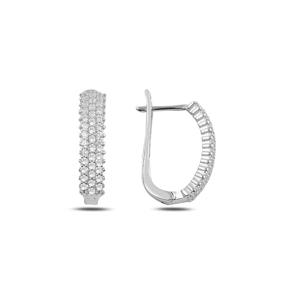 Slim Arched Ice Hoops