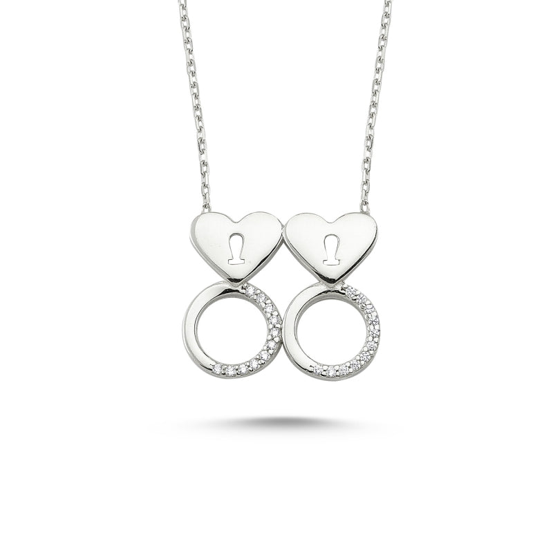 Locked in Heart Necklace