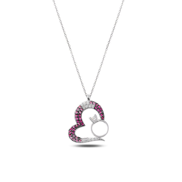 Engaged Heart Necklace