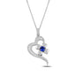 Flowered Heart Necklace