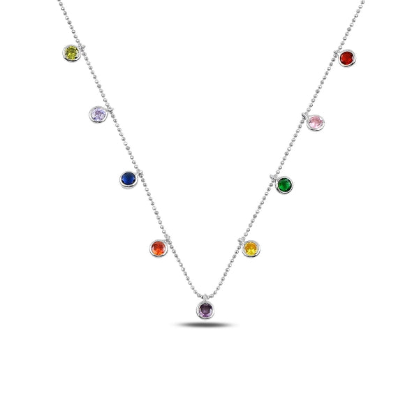 Rainbow Drops Necklace