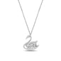 Floating Swan Necklace