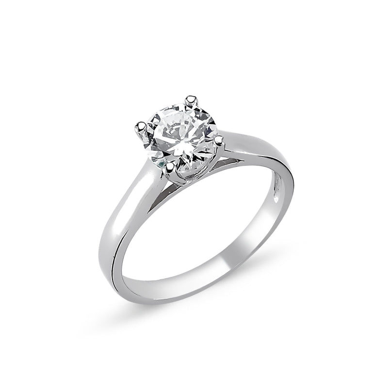 Pure Solitaire Ring