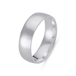 6mm Sterling Silver Band