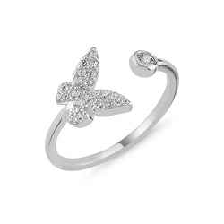 Chasing Butterfly Ring