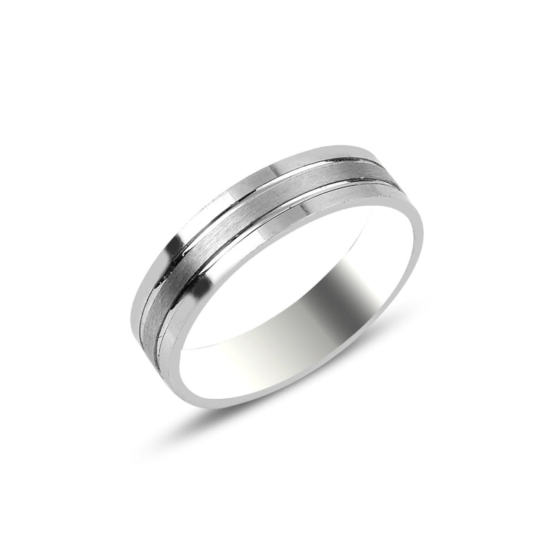 4mm Brushed Plain Band