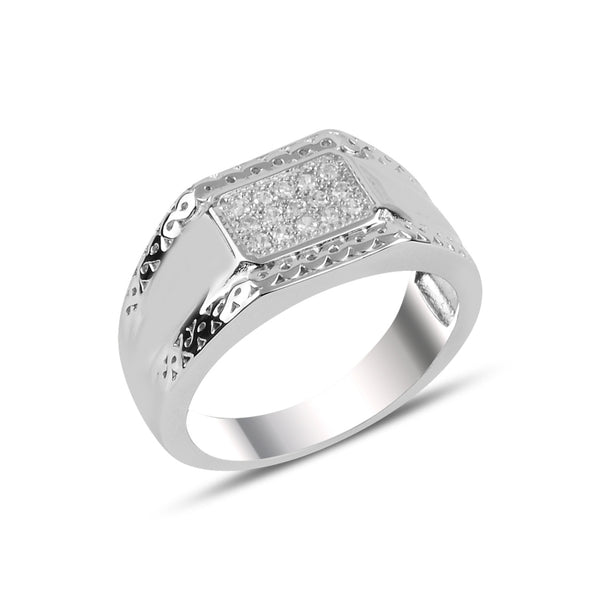 Spiraled Stone Ring