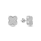 Iced Clover Studs