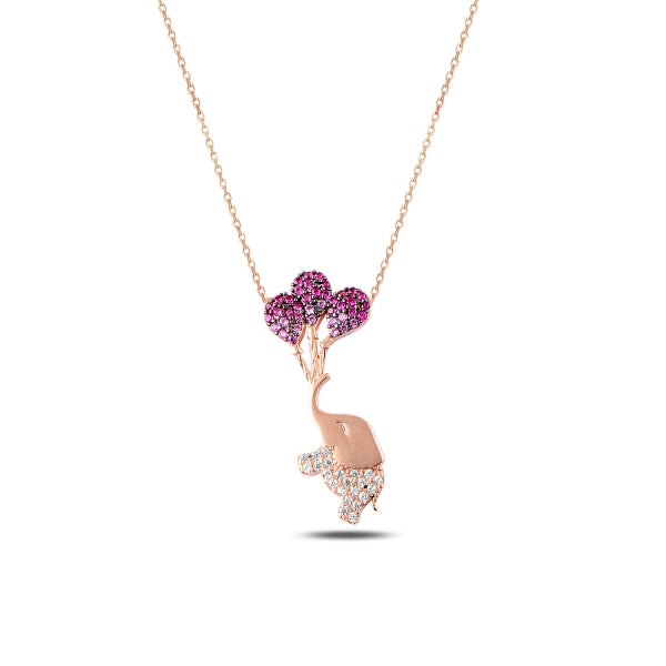 Floating Elephant Necklace