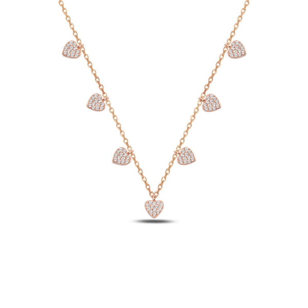 Showers of Hearts Necklace