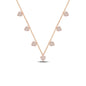 Showers of Hearts Necklace