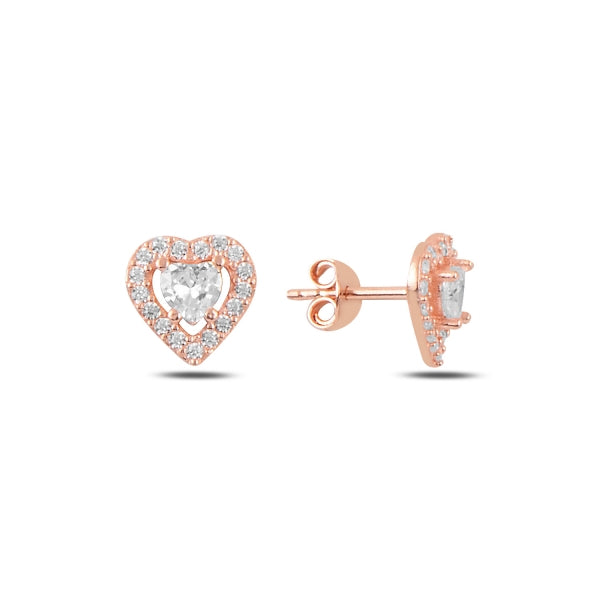 Heart In Heart Studs